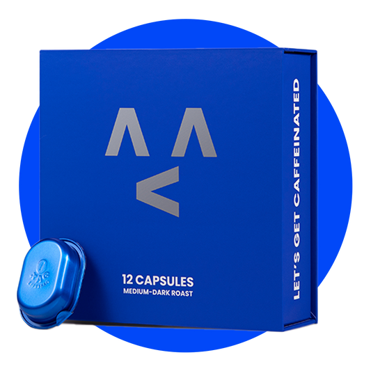 TAG Blue Medium-Dark Roast Coffee (2.8g x 12)