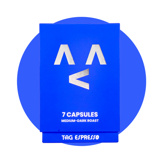 TAG Blue Medium-Dark Roast Coffee (2.8g x 7)
