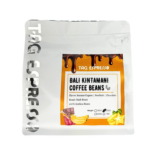 TAG Espresso Bali Kintamani Dark Roast Coffee Beans (250g)