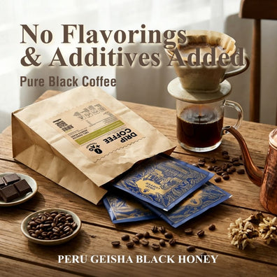 Drip Coffee Bundle 3 Packs (Peru Geisha Black Honey & Signature Blend)