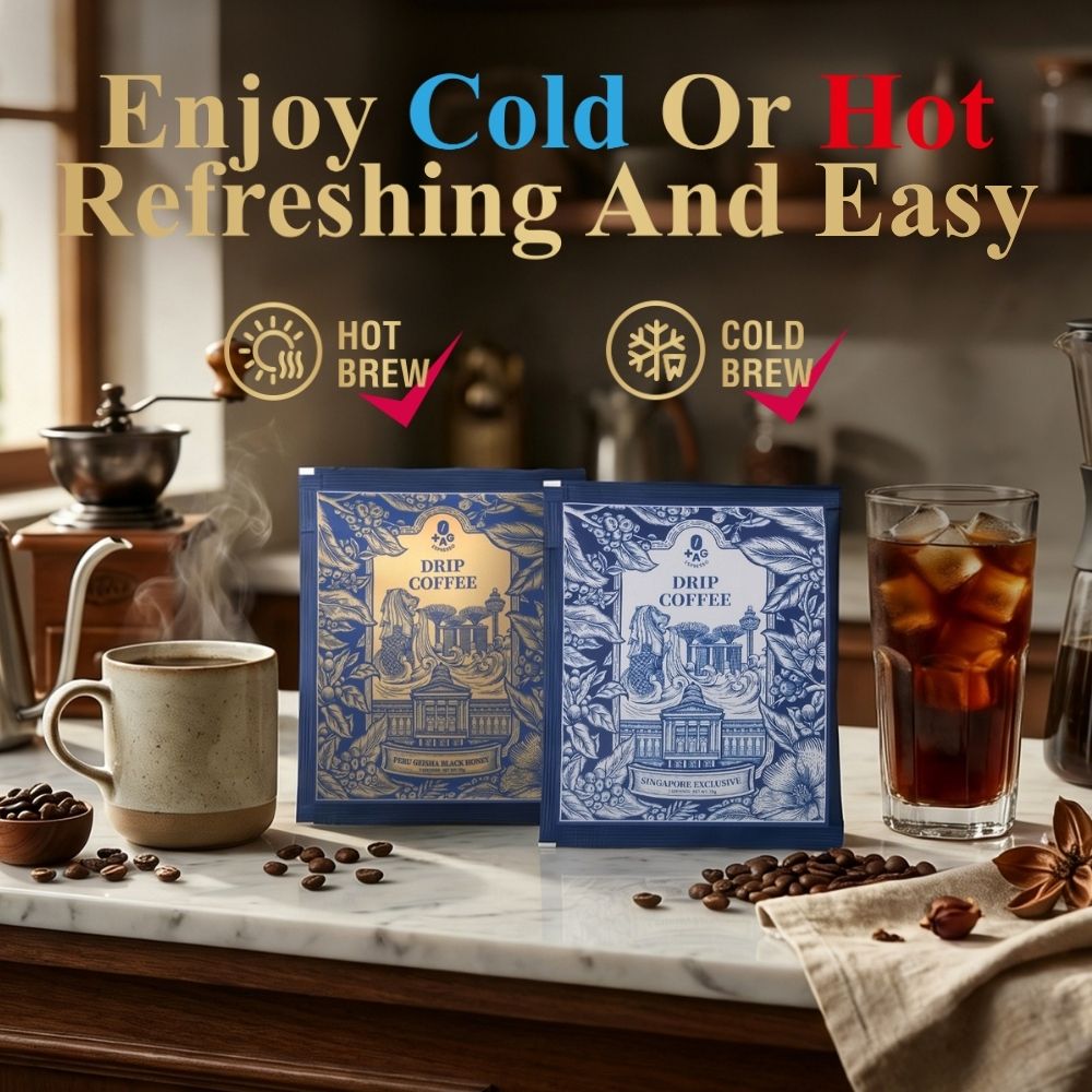 Drip Coffee Bundle 3 Packs (Peru Geisha Black Honey & Signature Blend)