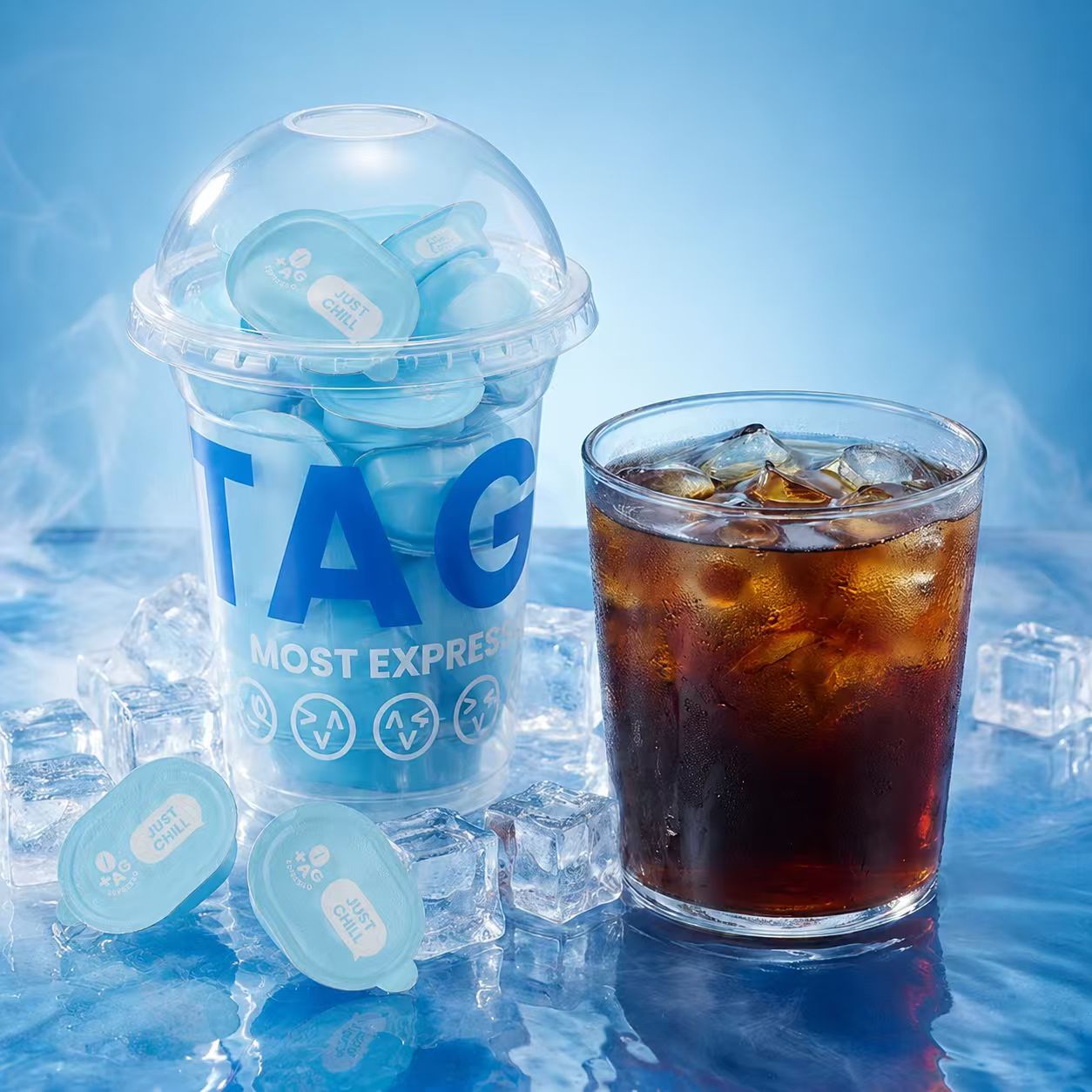 Capri Blue Medium Roast Coffee (2.8g x 12) In Ice Cup