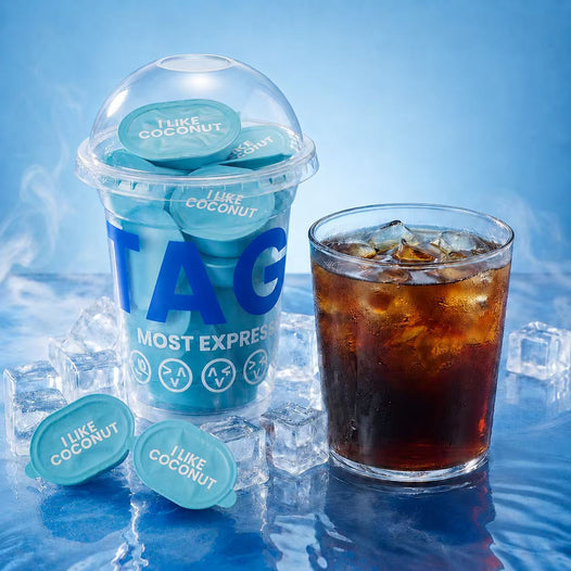 Fantasy Coconut Medium-Dark Roast Coffee (2.8g x 12) In Ice Cup