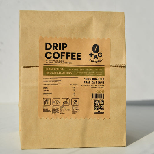Drip Coffee Bundle 3 Packs (Peru Geisha Black Honey & Signature Blend)