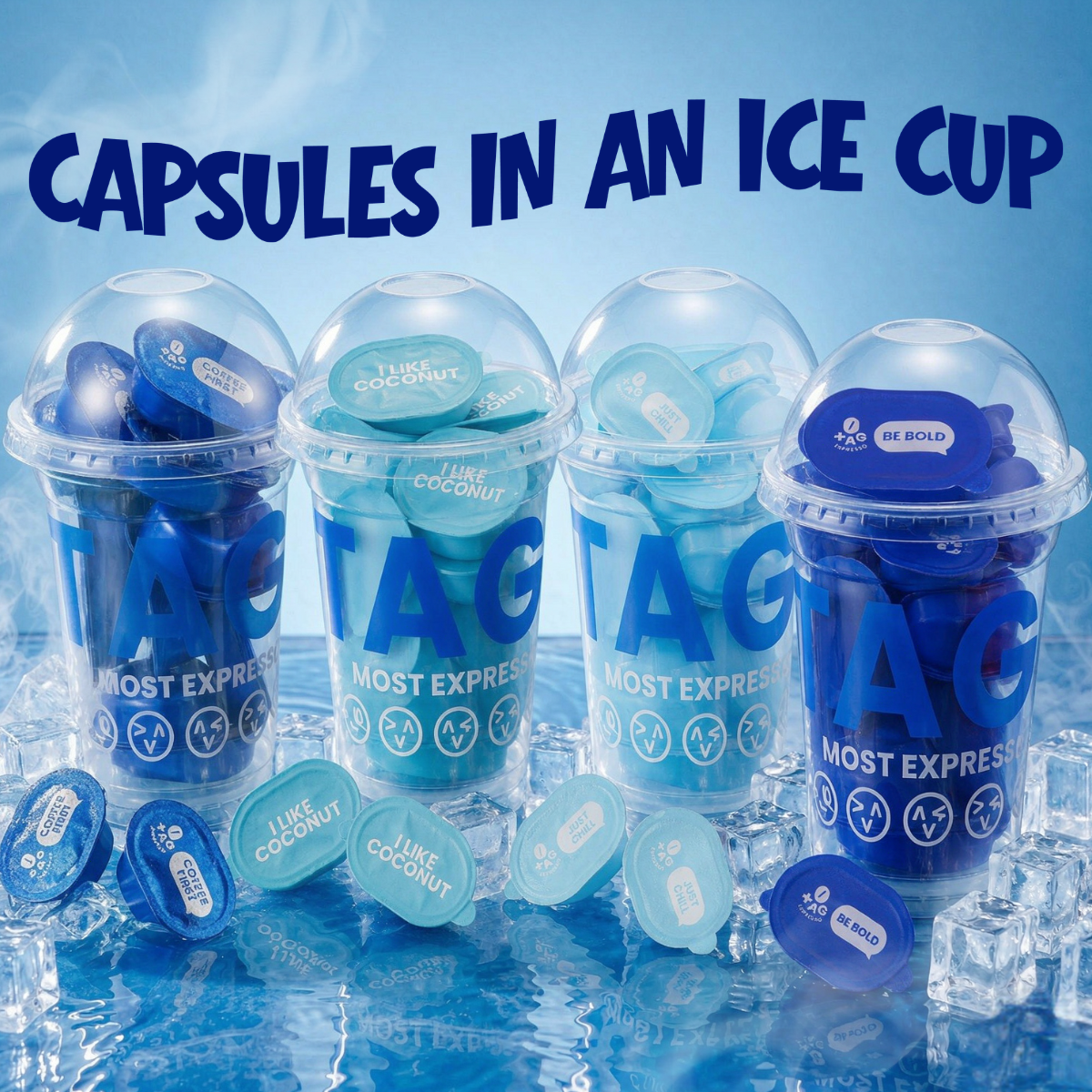 Fantasy Coconut Medium-Dark Roast Coffee (2.8g x 12) In Ice Cup
