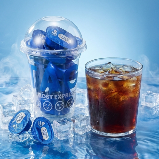 TAG Blue Medium-Dark Roast Coffee (2.8g x 12) In Ice Cup