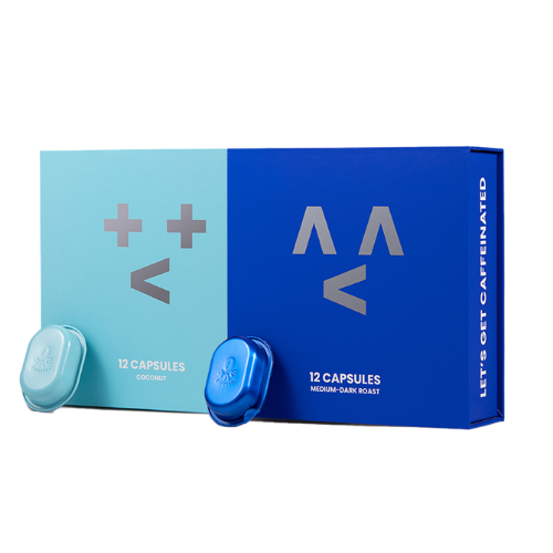 1+1 Edition - TAG Espresso Tag Blue Medium-Dark Roast + Fantasy Coconut Medium-Dark Roast Arabica Coffee Capsules