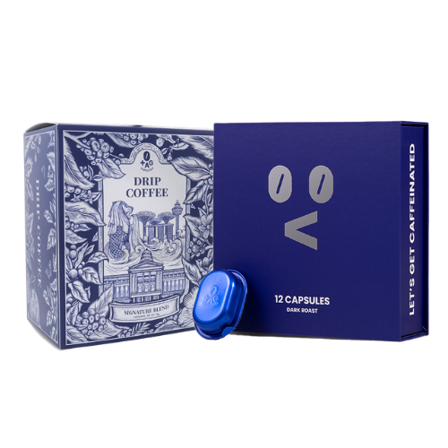 1+1 Edition - TAG Espresso Midnight Blue Dark Roast Coffee Capsule + Signature Blend Drip Coffee