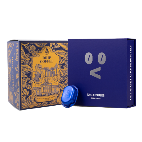 1+1 Edition - TAG Espresso Midnight Blue Dark Roast Coffee Capsule + Peru Geisha Black Honey Drip Coffee