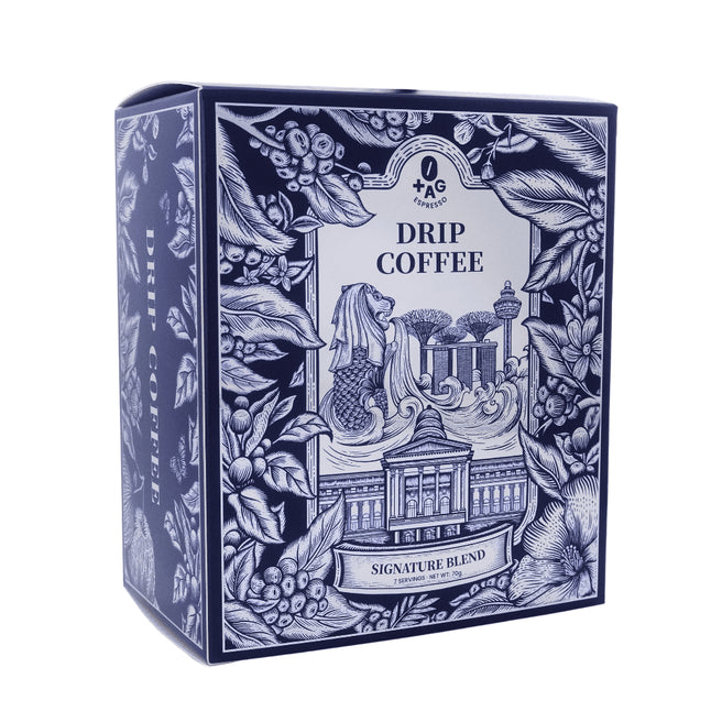 Drip Coffee Bundle Box – Signature Blend + Peru Geisha (14 Packs) | TAG Espresso Specialty Coffee