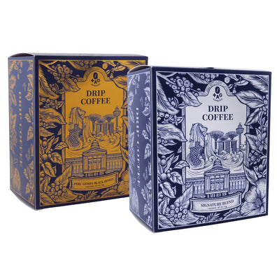 Drip Coffee Bundle Box – Signature Blend + Peru Geisha (14 Packs) | TAG Espresso Specialty Coffee