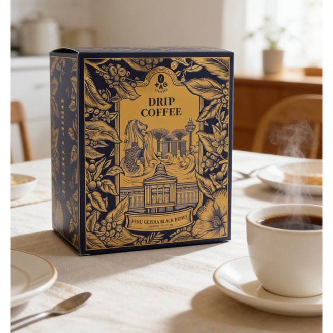 1+1 Edition - TAG Espresso Midnight Blue Dark Roast Coffee Capsule + Peru Geisha Black Honey Drip Coffee